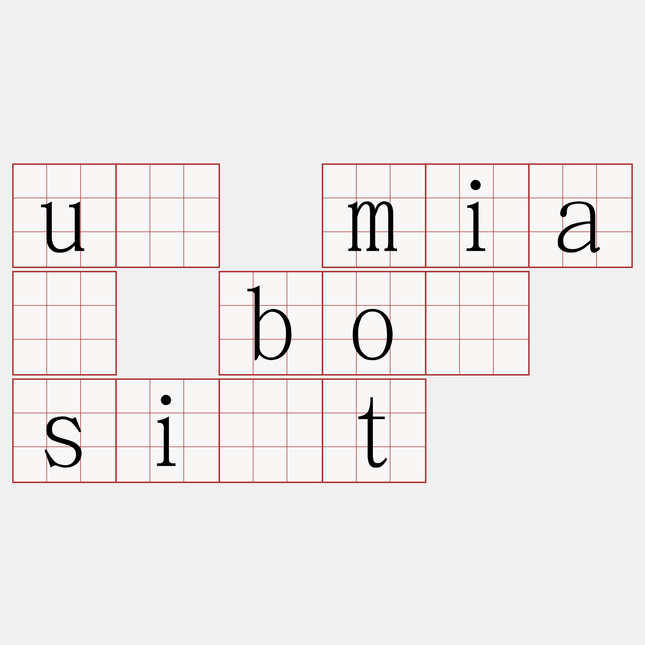 ū miâ bô si̍t